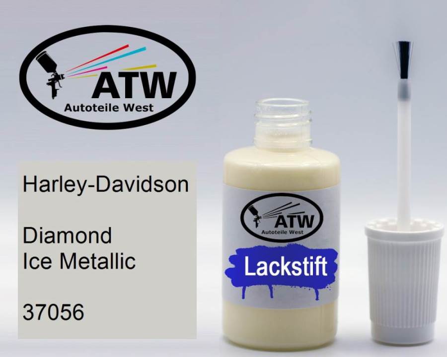 Harley-Davidson, Diamond Ice Metallic, 37056: 20ml Lackstift, von ATW Autoteile West.